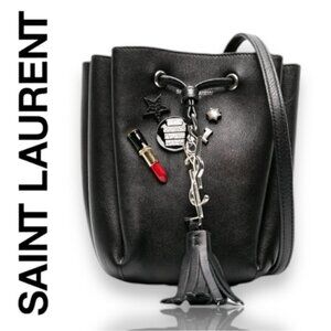 Authentic Saint Laurent Rare Mon Coeur A Fait Crac bucket bag​​​​